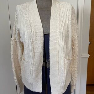 Madewell cream cardigan